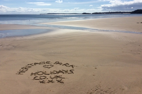 The beach near Saundersfoot